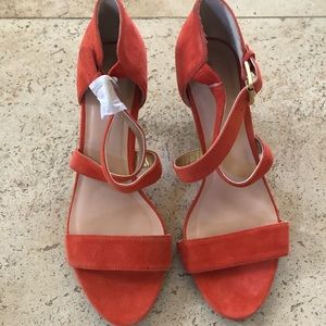 Sole Society NWOT orange sandal